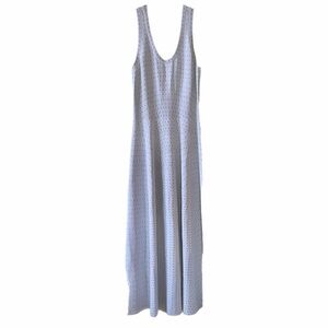 ALAIA  white polka dot dress